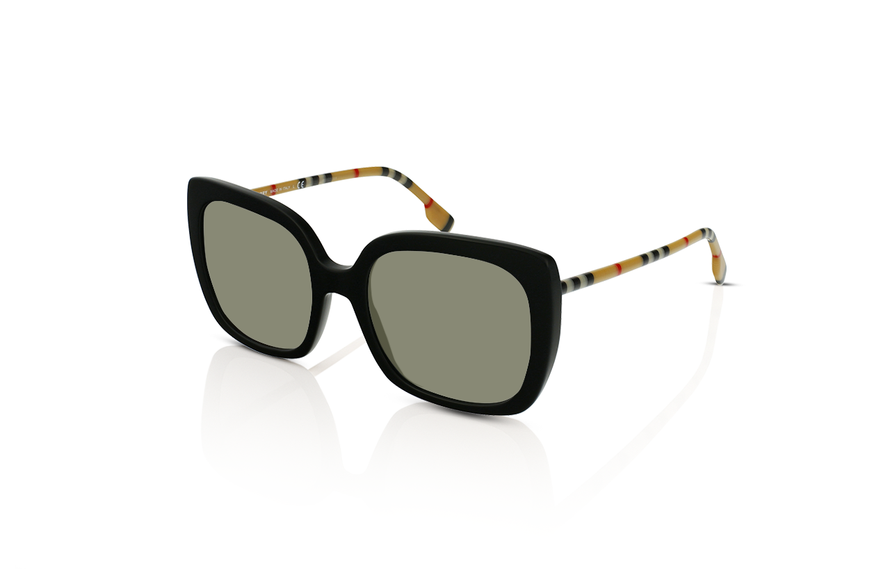 Black, Green-Polarized