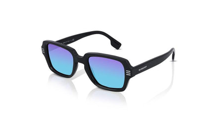 Black	, Blue-Mirrored