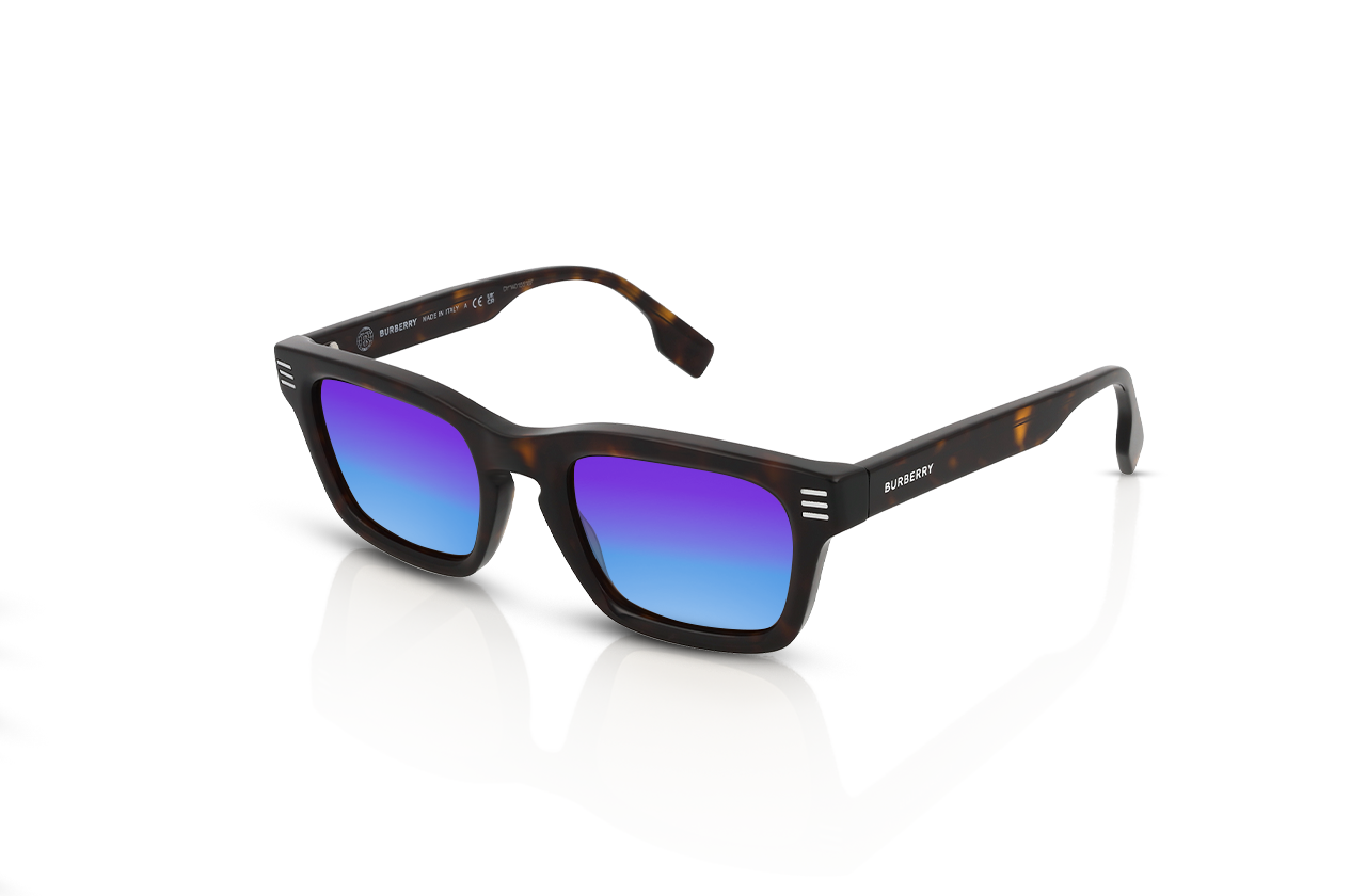 Dark Havana, Blue-Mirrored