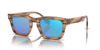 Brown, Blue-Mirrored