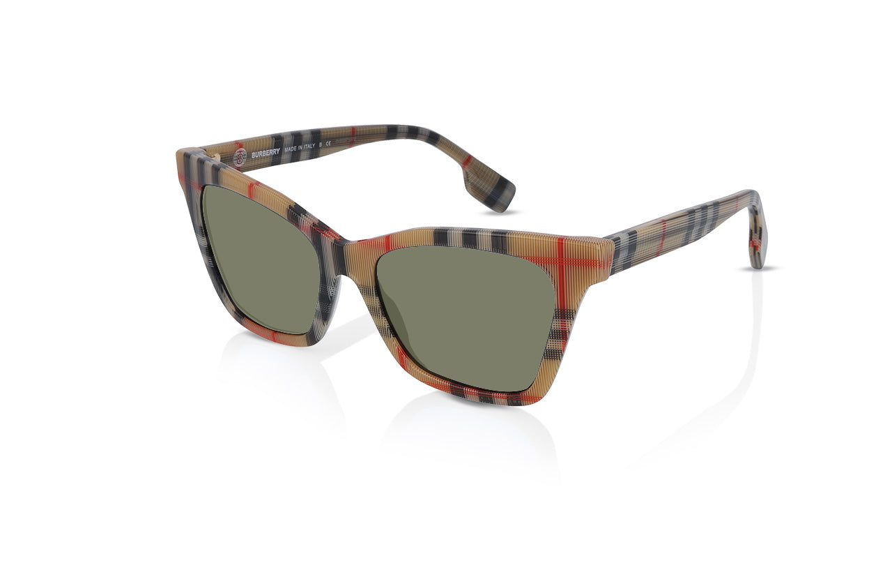 Vintage Check, Green-Polarized