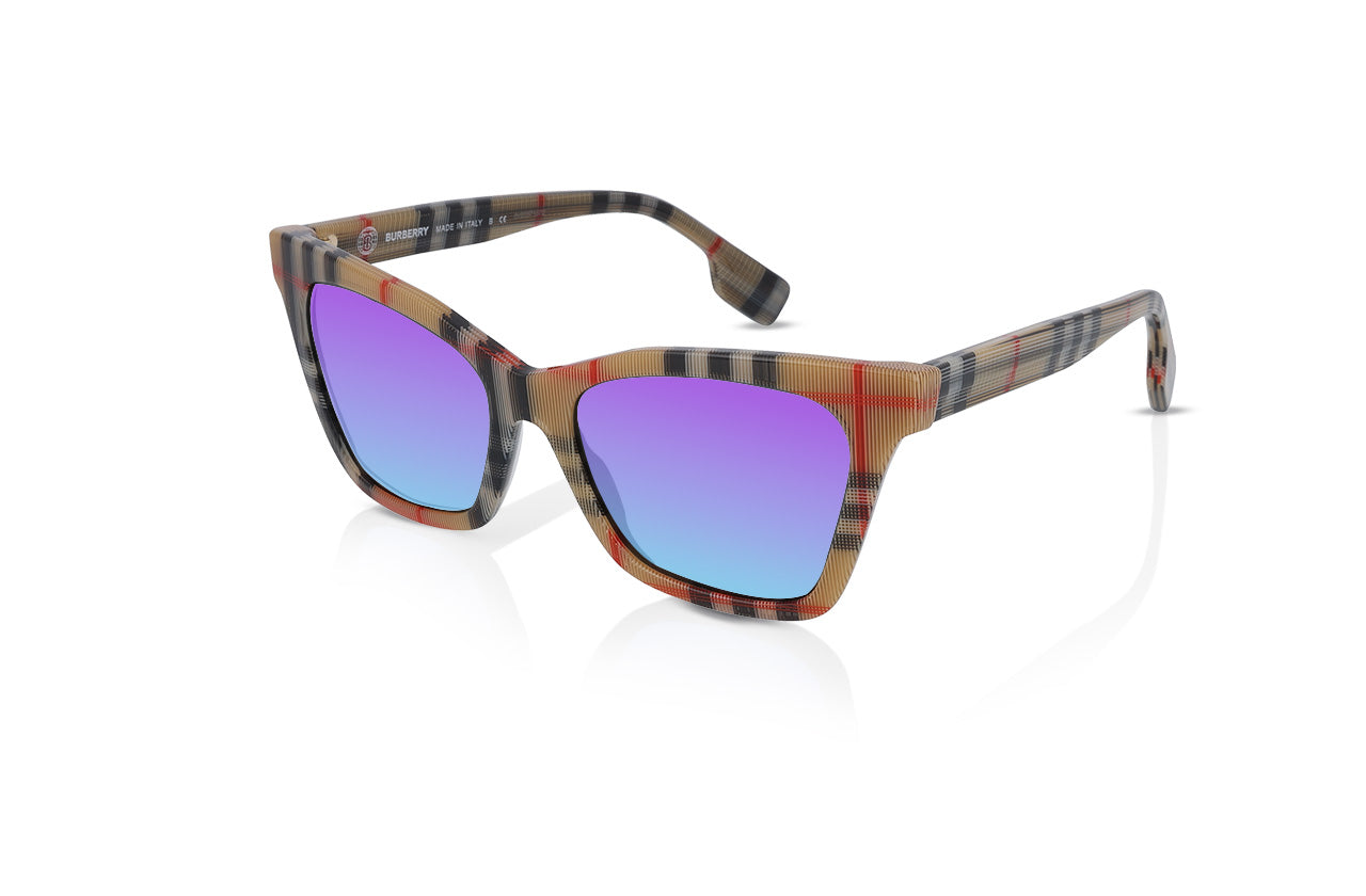 Vintage Check, Blue-Mirrored