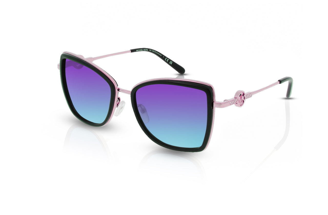 Rose Gold/Cordovan	, Blue-Mirrored