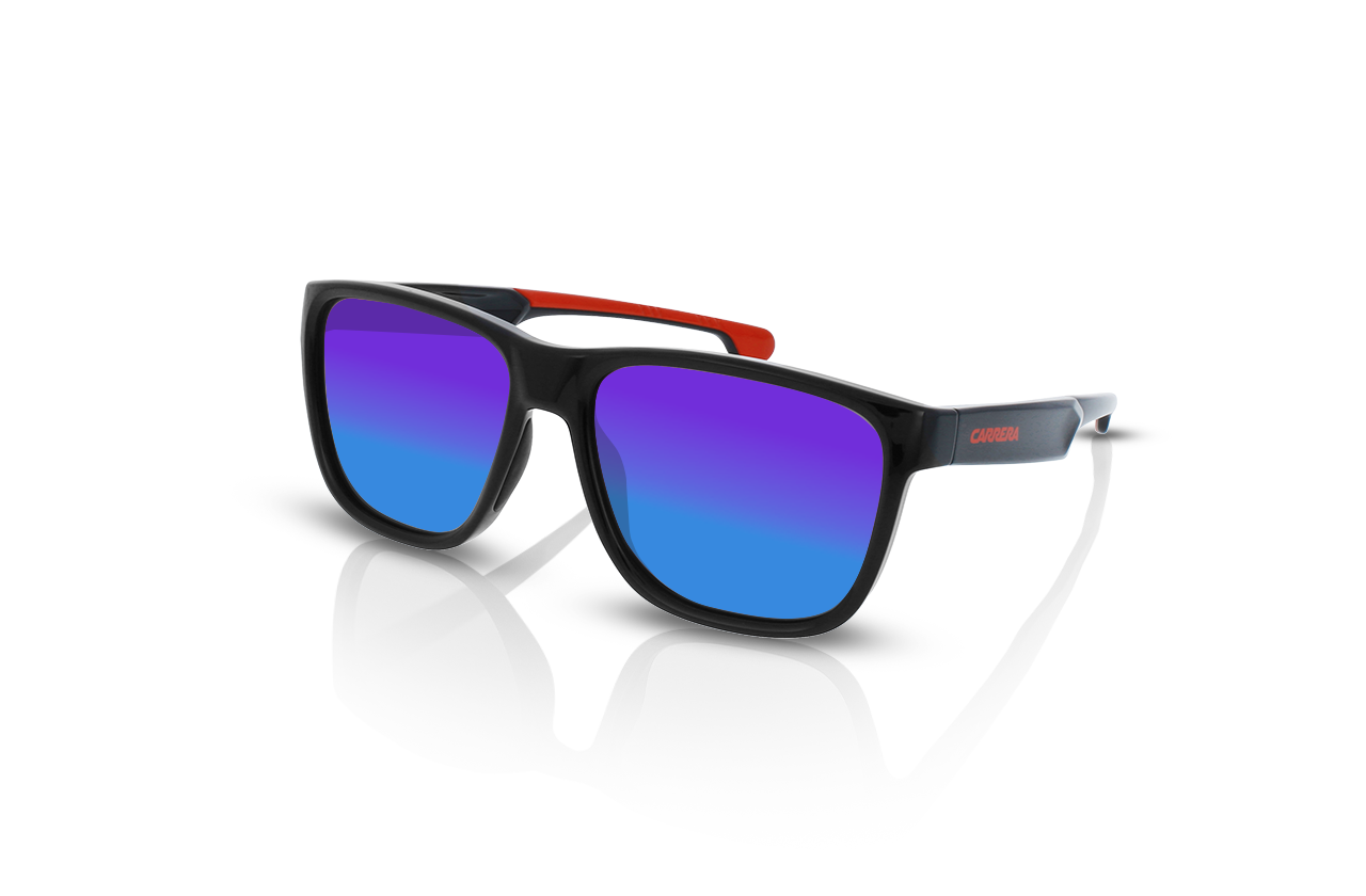 Black Red, Blue-Mirrored