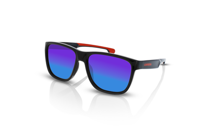 Black Red, Blue-Mirrored