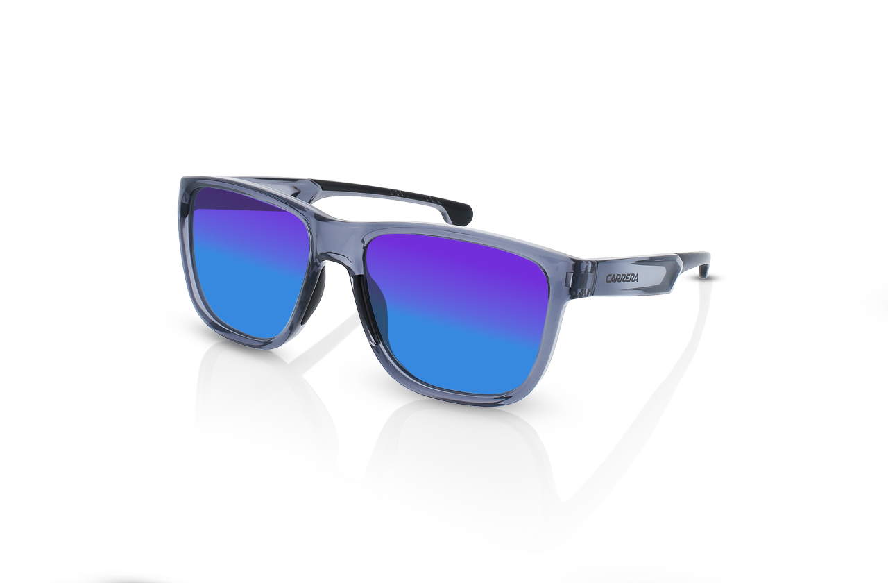 Grey Black, Blue-Mirrored