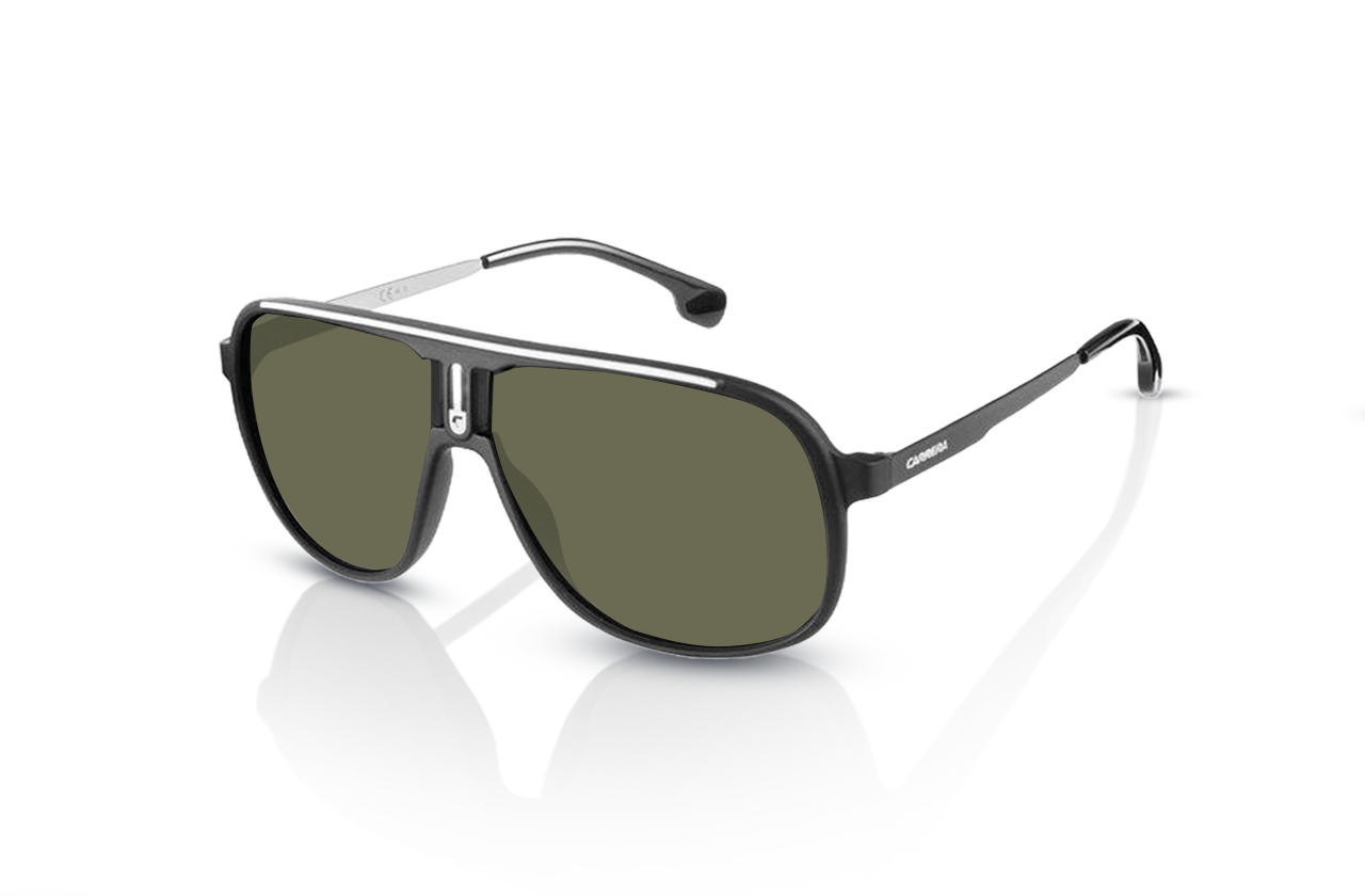 Matte Black, Green-Polarized