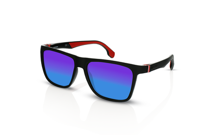 Black, Blue-Mirrored