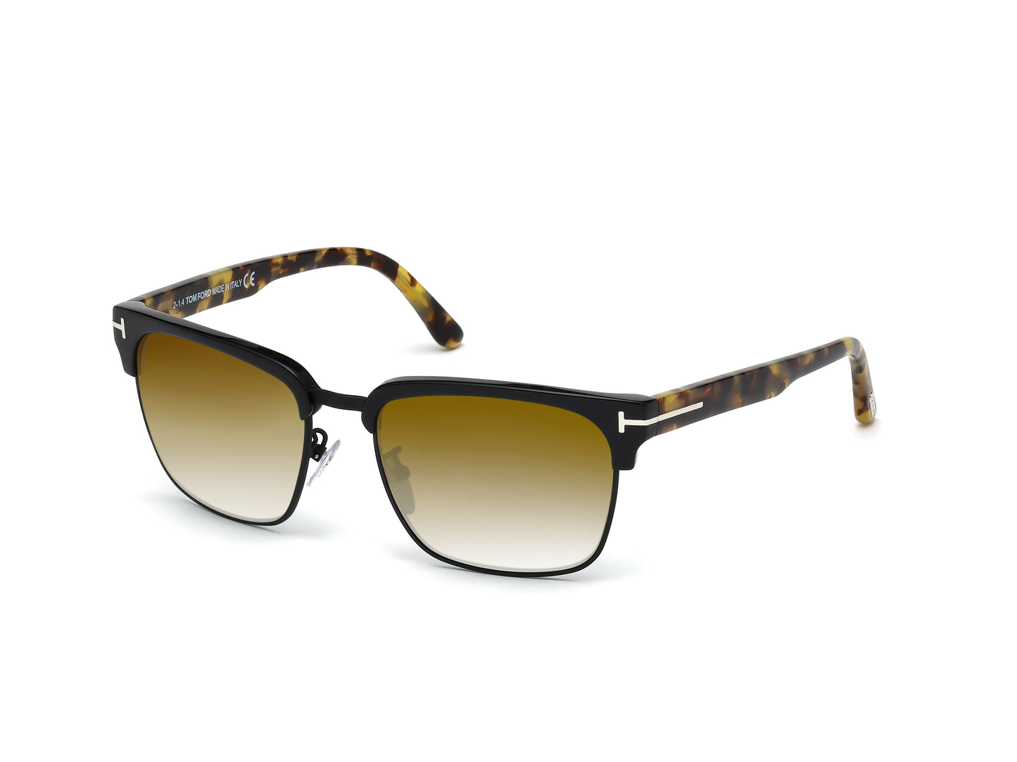 Shiny Black/Tortoise, Brown Gradient