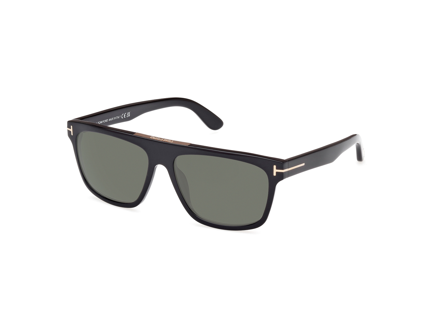 Shiny Black, Green-Polarized