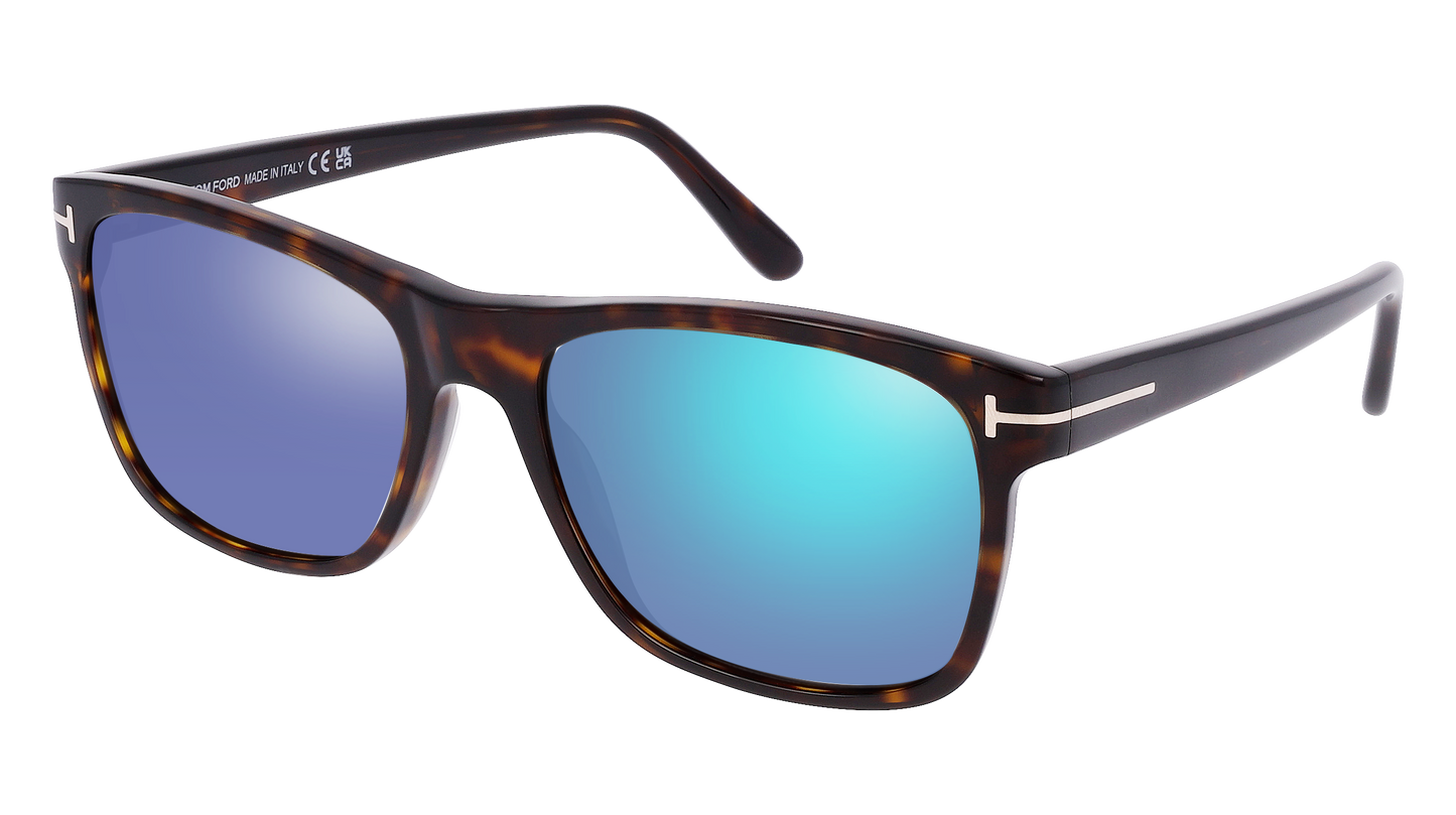 Dark Havana, Blue-Mirrored, Sunberryrx