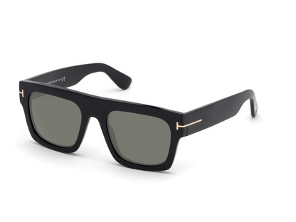 Shiny Black, Green-Polarized