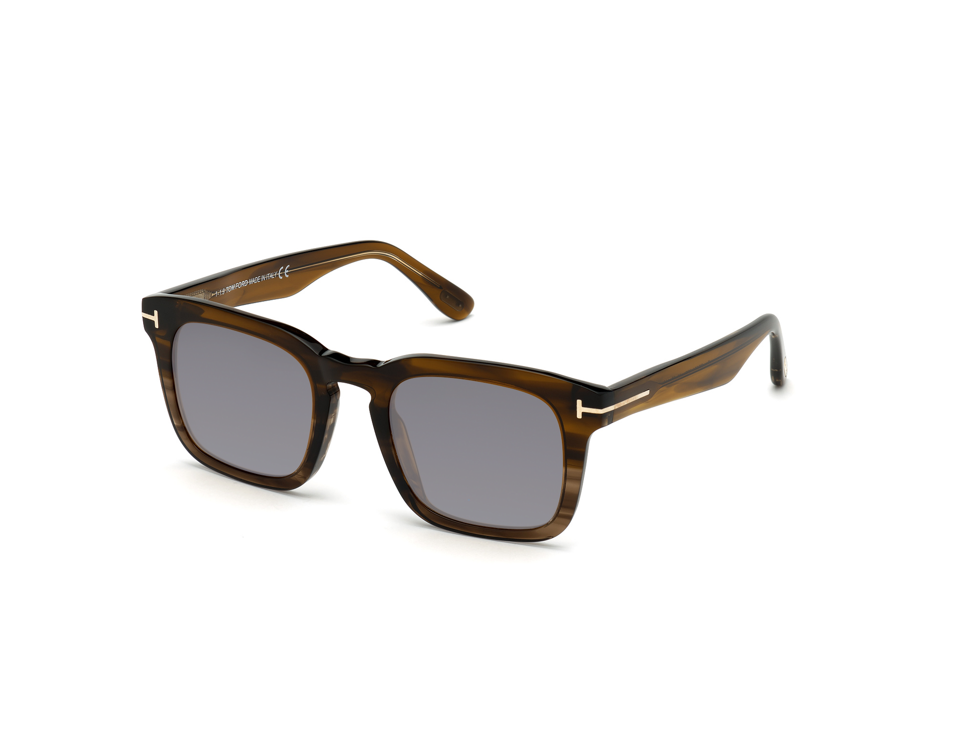 Dark Brown Fade to Light Brown, Grey-Polarized