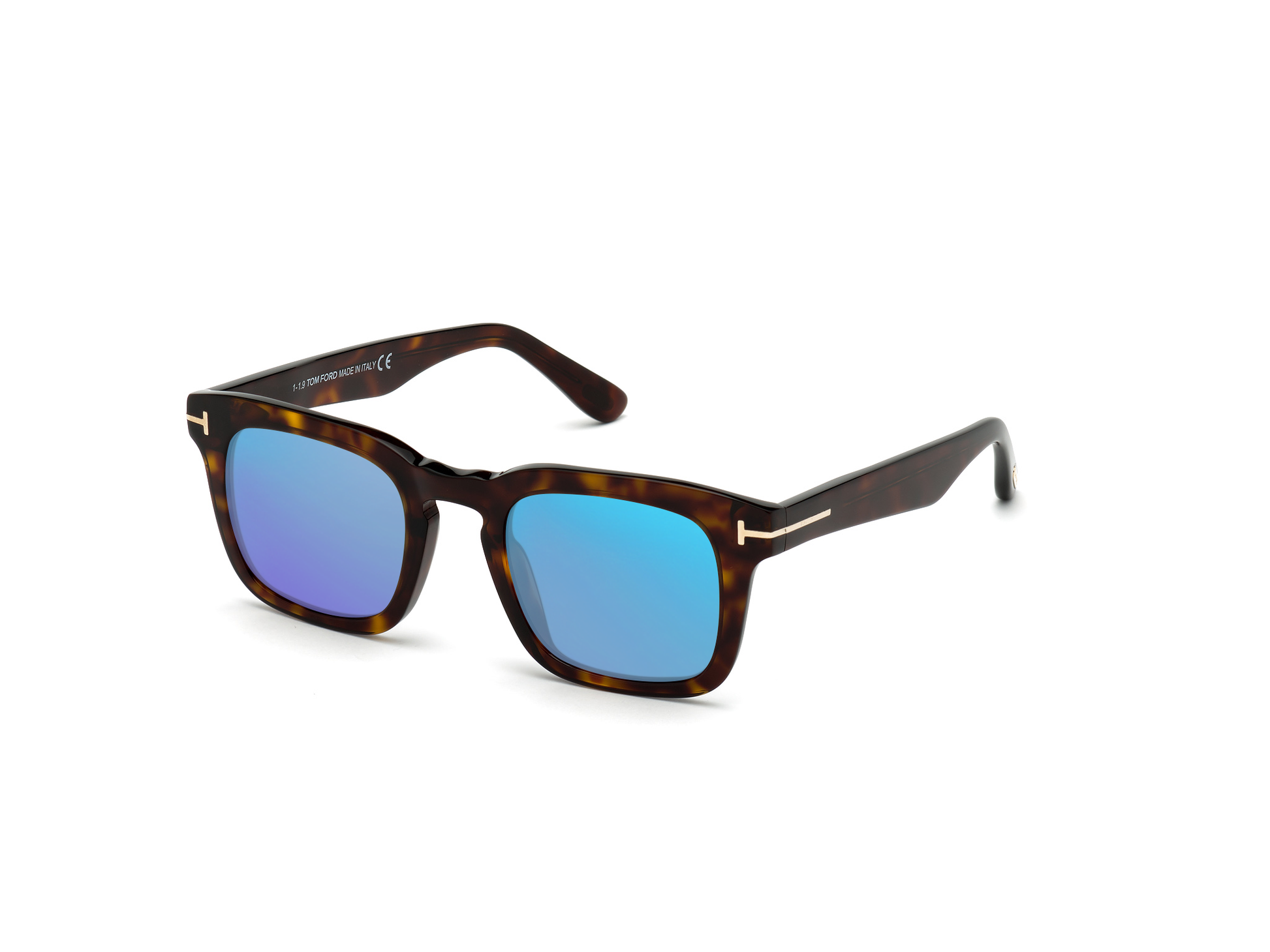  Dark Havana, Blue-Mirrored