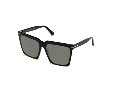 Shiny Black, Green-Polarized