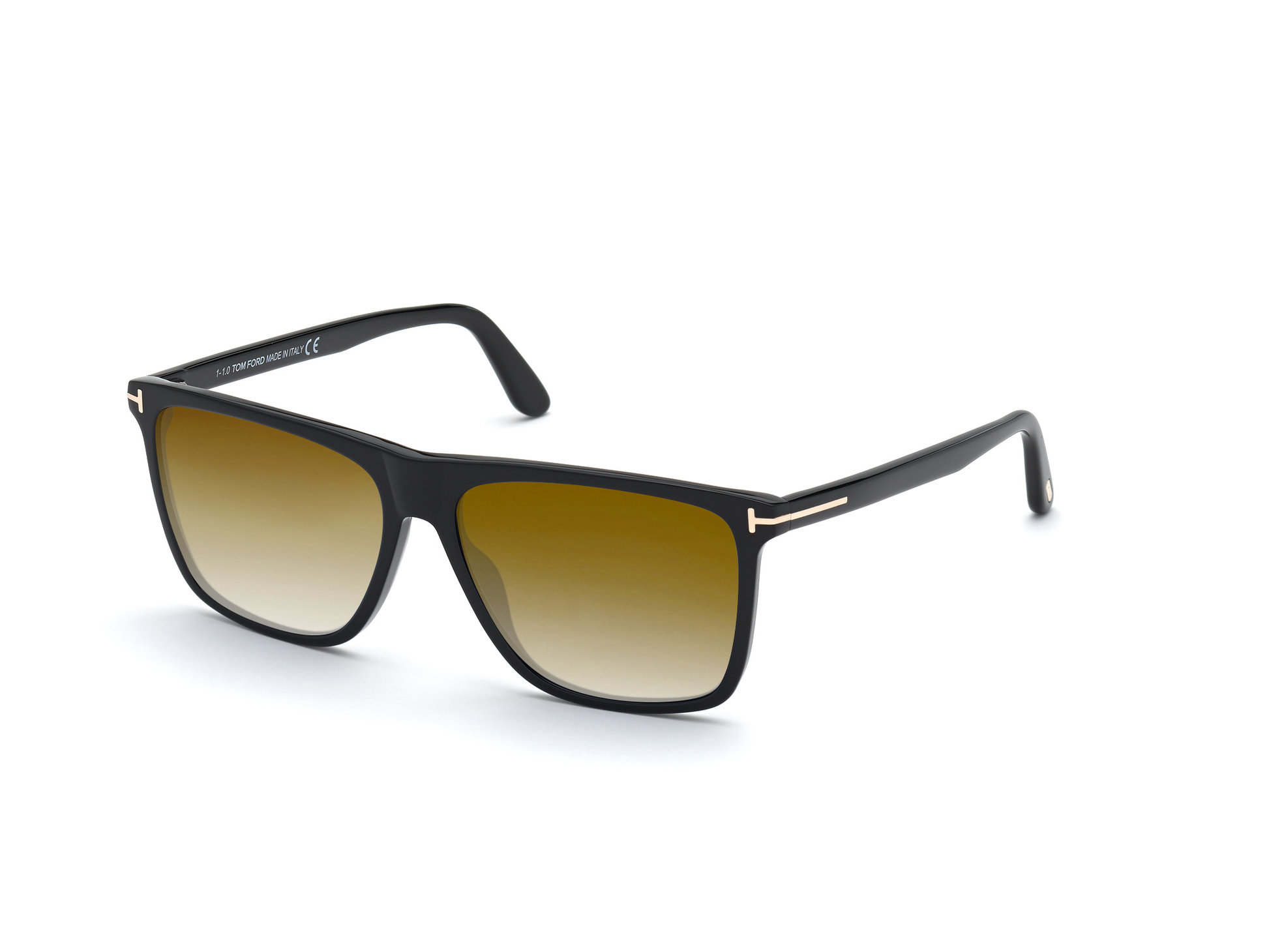 Shiny Black, Brown Gradient