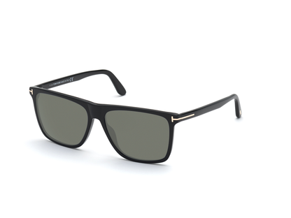 Shiny Black, Green-Polarized