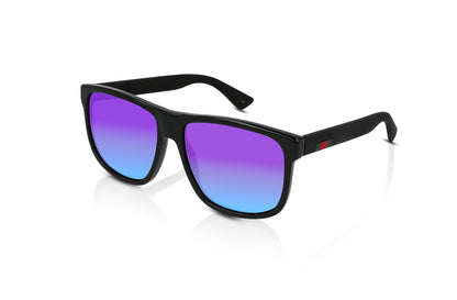 Black	, Blue-Mirrored