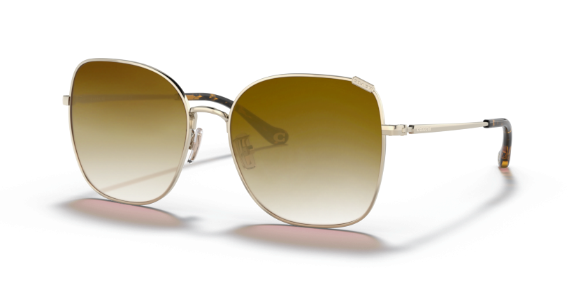 Shiny Light Gold, Brown Gradient