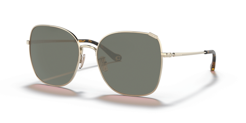 Shiny Light Gold, Green-Polarized