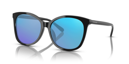 Black, Blue-Mirrored