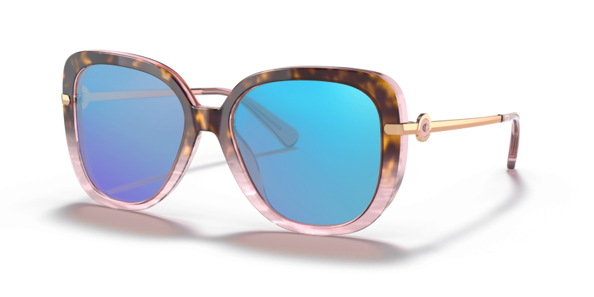 Rose Tortoise Gradient, Blue-Mirrored