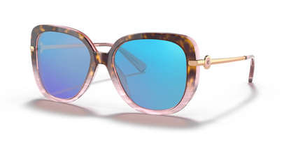 Rose Tortoise Gradient, Blue-Mirrored