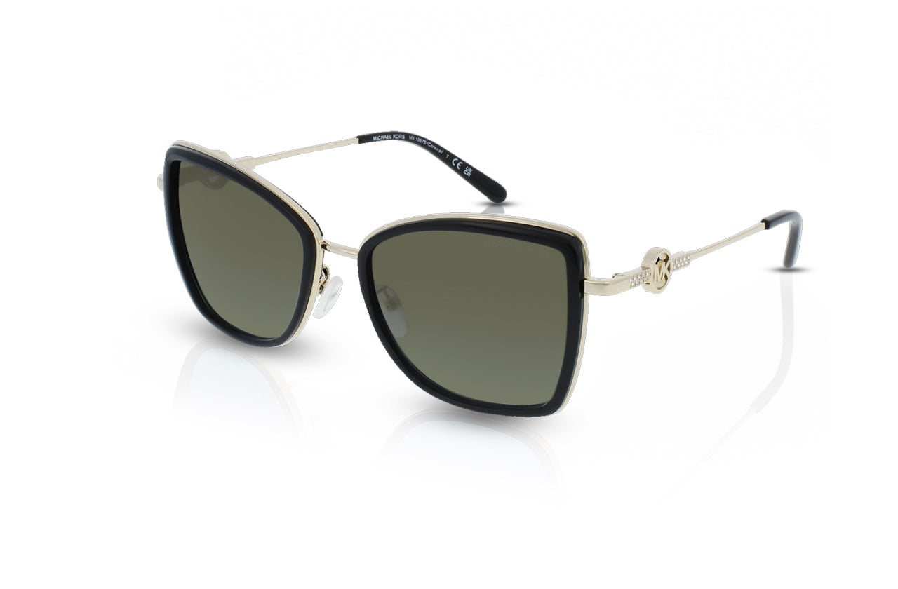 Light Gold/Black	, Green-Polarized