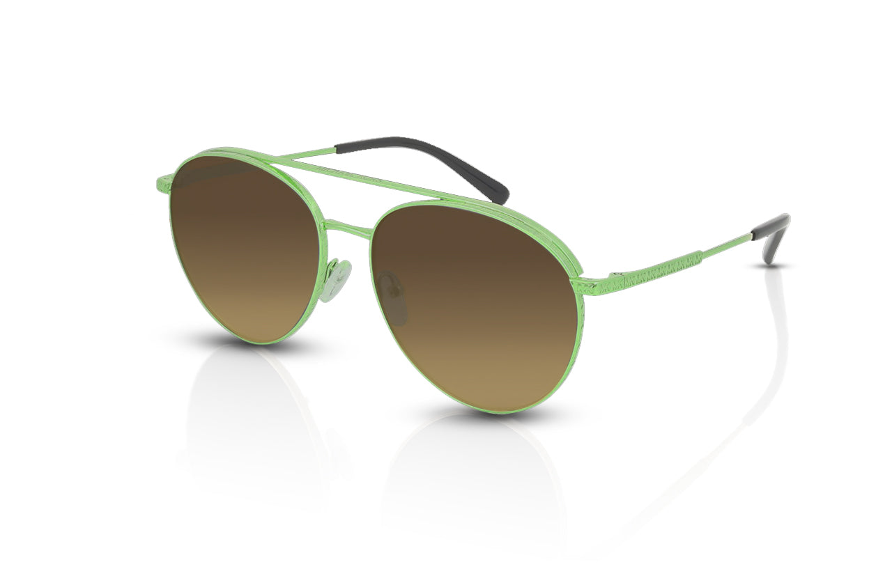 Amazon Green Metal	, Brown Gradient