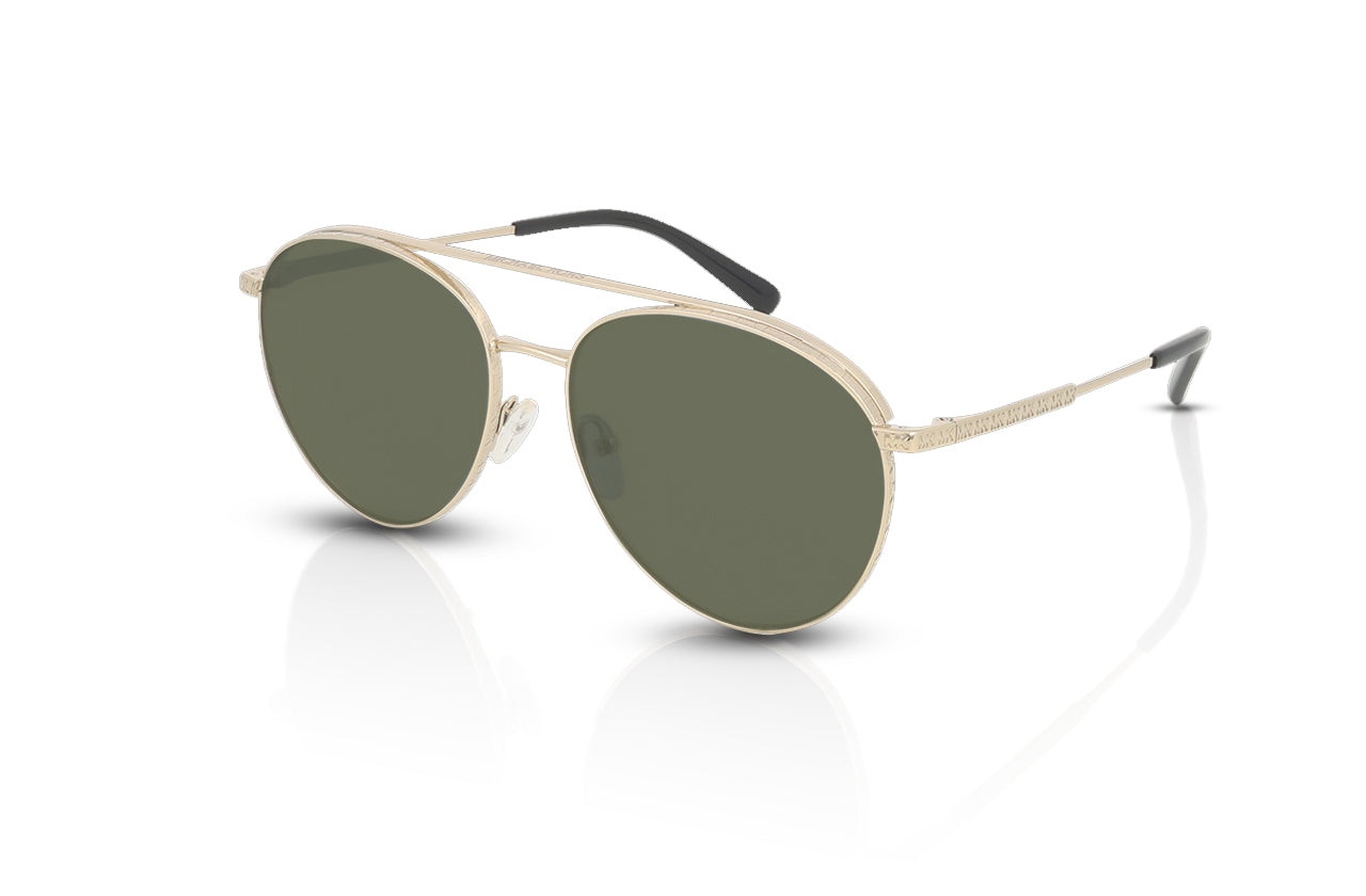 Light Gold	, Green-Polarized