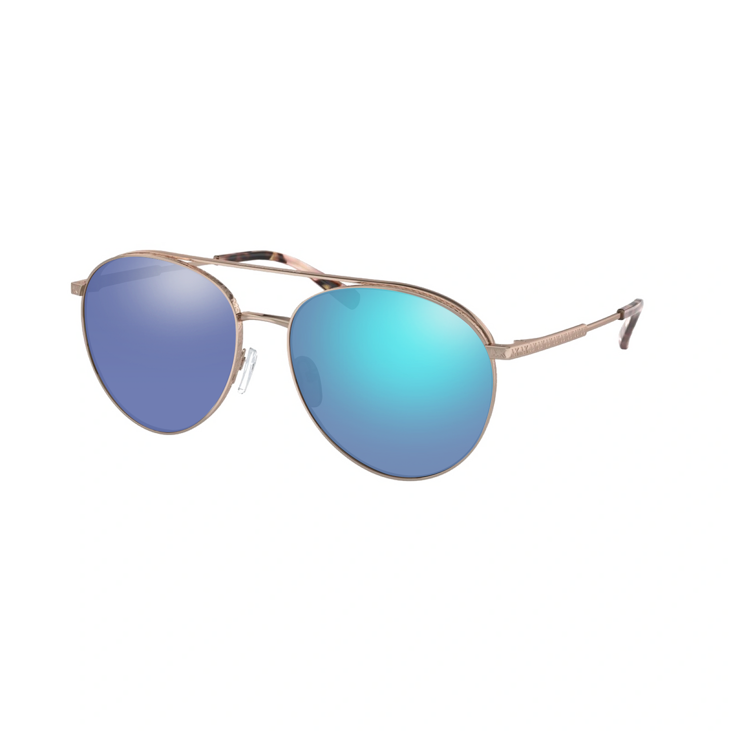 Rose Gold, Blue-Mirrored, Sunberryrx