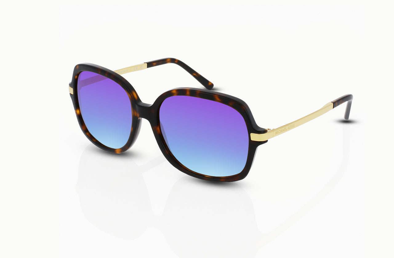 Dark Tortoise	, Blue-Mirrored