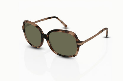 Pink Tortoise	, Green-Polarized