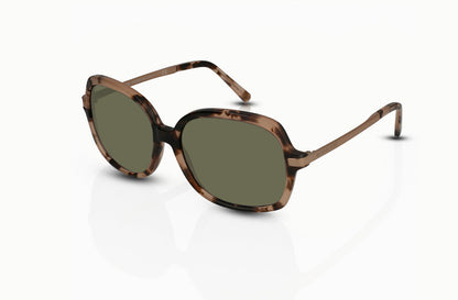 Pink Tortoise	, Green-Polarized