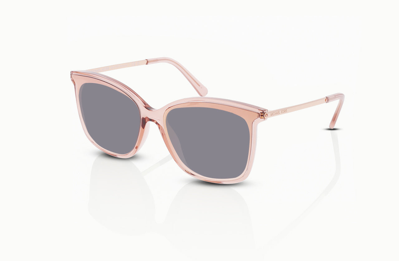 Pink Transparent	, Grey-Polarized