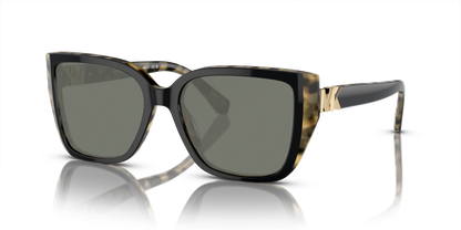 Bi-layer Black/Amber Tortoise, Green