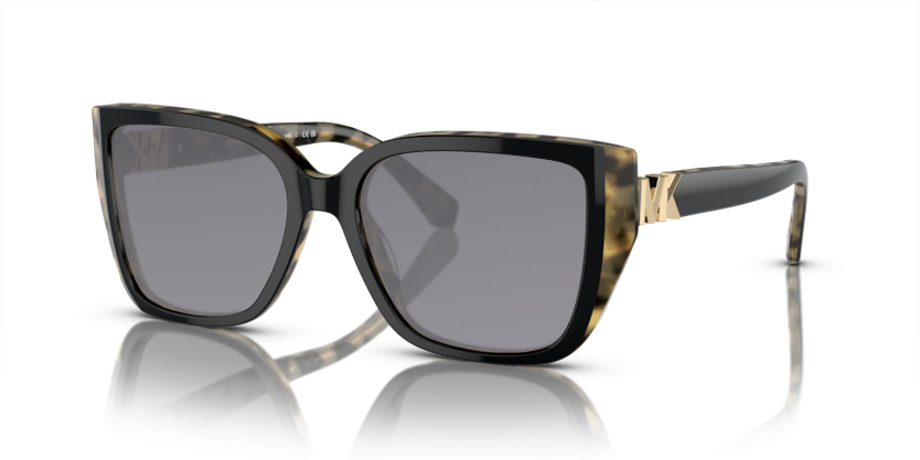 Bi-layer Black/Amber Tortoise, Grey