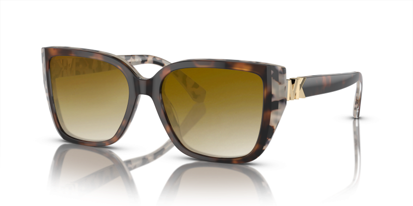 Bi Layer Dark/Cream Tortoise, Brown Gradient