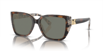 Bi Layer Dark/Cream Tortoise, Green