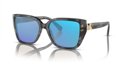 Bright Blue Tortoise, Blue-Mirrored