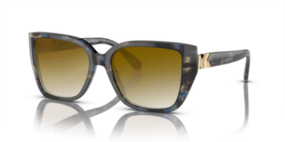 Bright Blue Tortoise, Brown Gradient