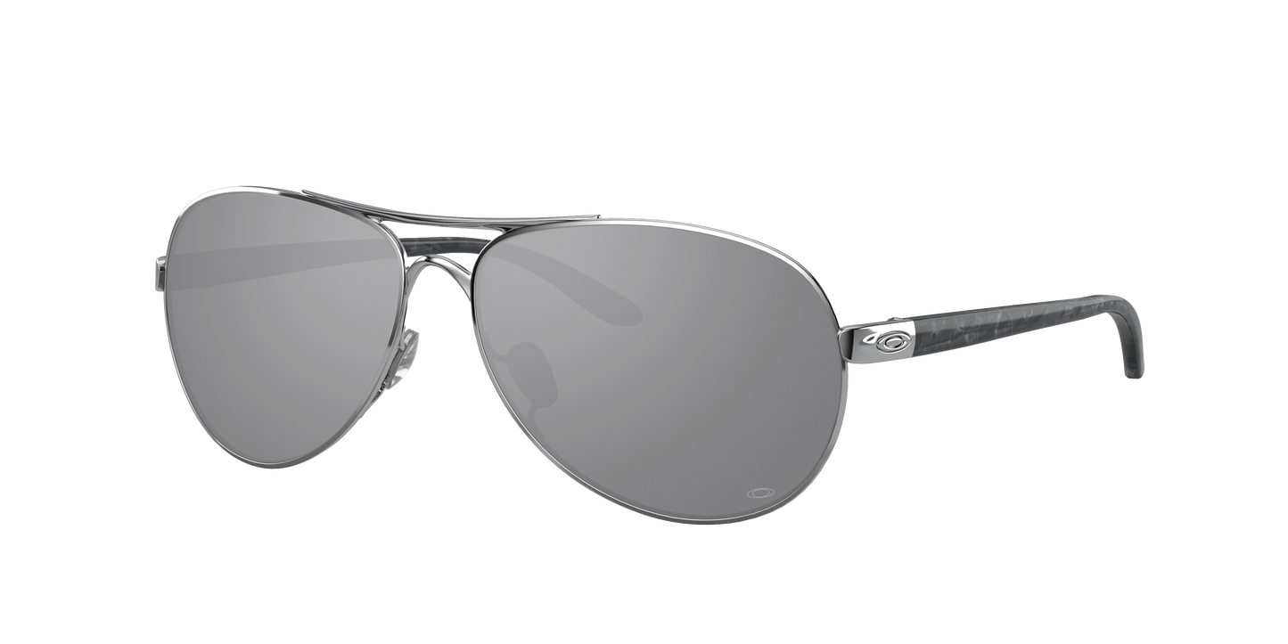 POLISHED CHROME, Prizm Black-Polarized, Oakley