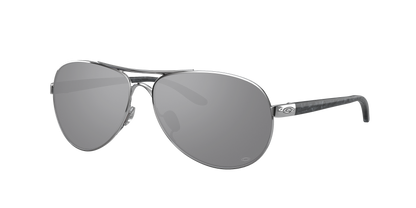 POLISHED CHROME, Prizm Black-Polarized, Oakley