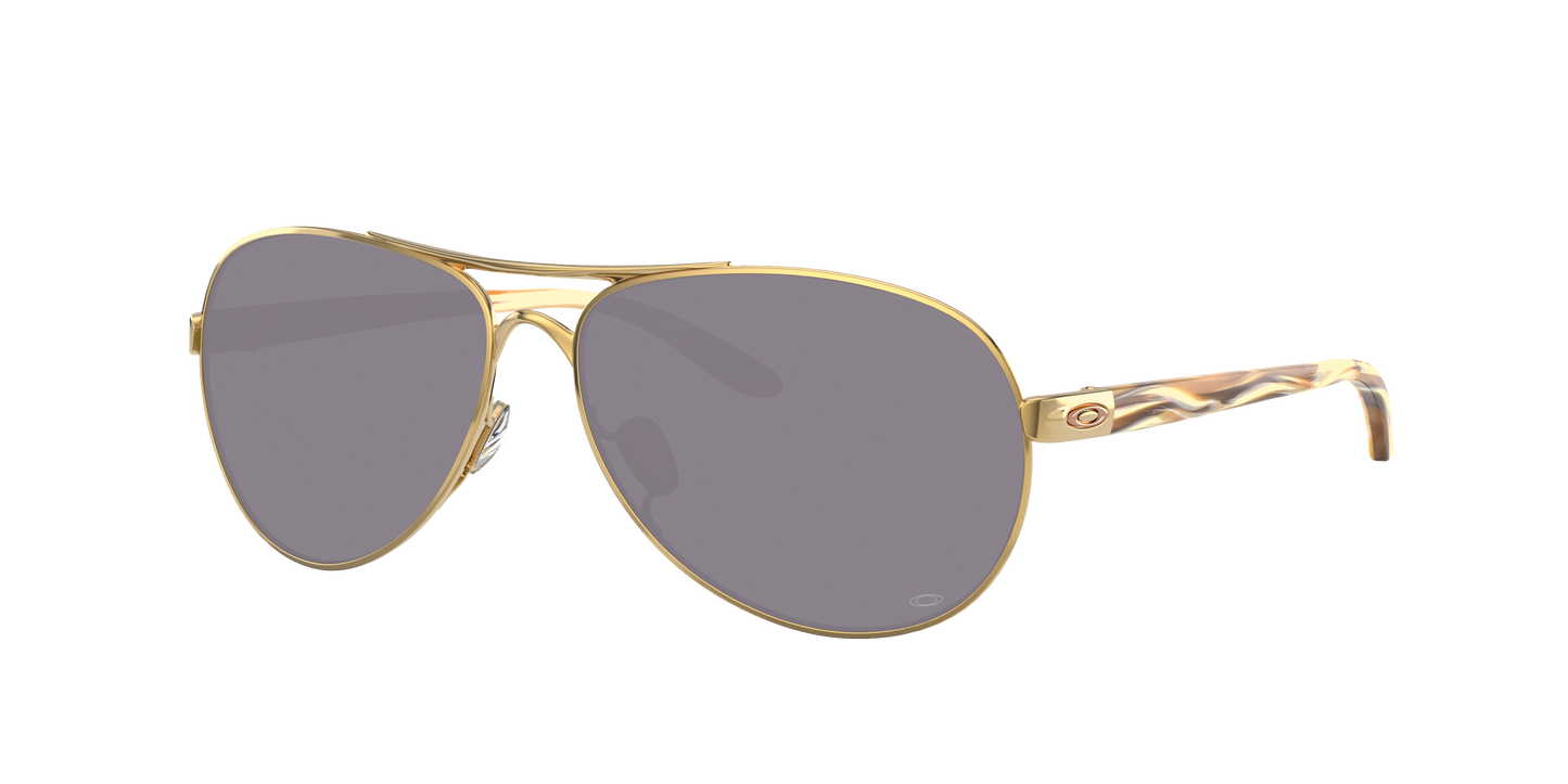 POLISHED GOLD, Prizm Grey-Polarized, Oakley