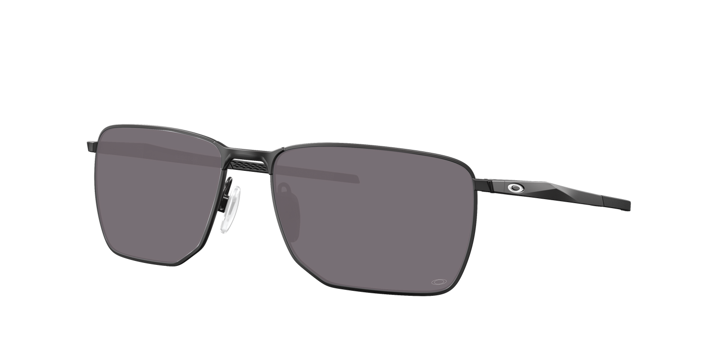 SATIN BLACK, Prizm Grey-Polarized, Oakley