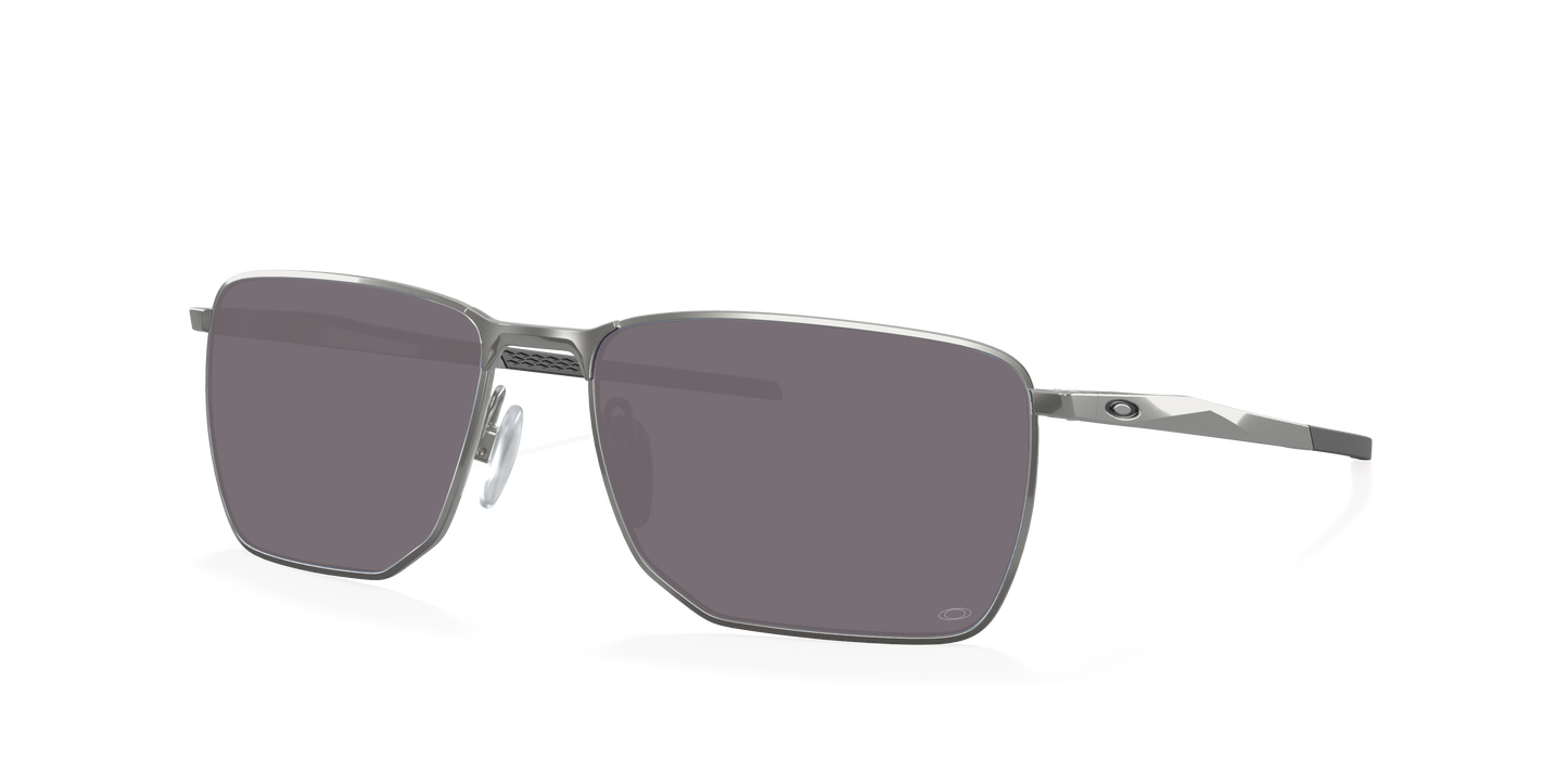 SATIN CHROME, Prizm Grey-Polarized, Oakley