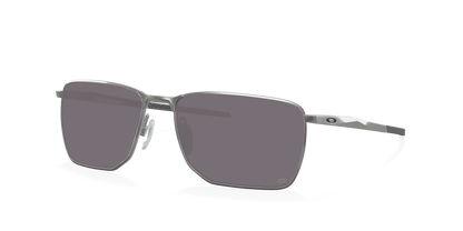 SATIN CHROME, Prizm Grey-Polarized, Oakley