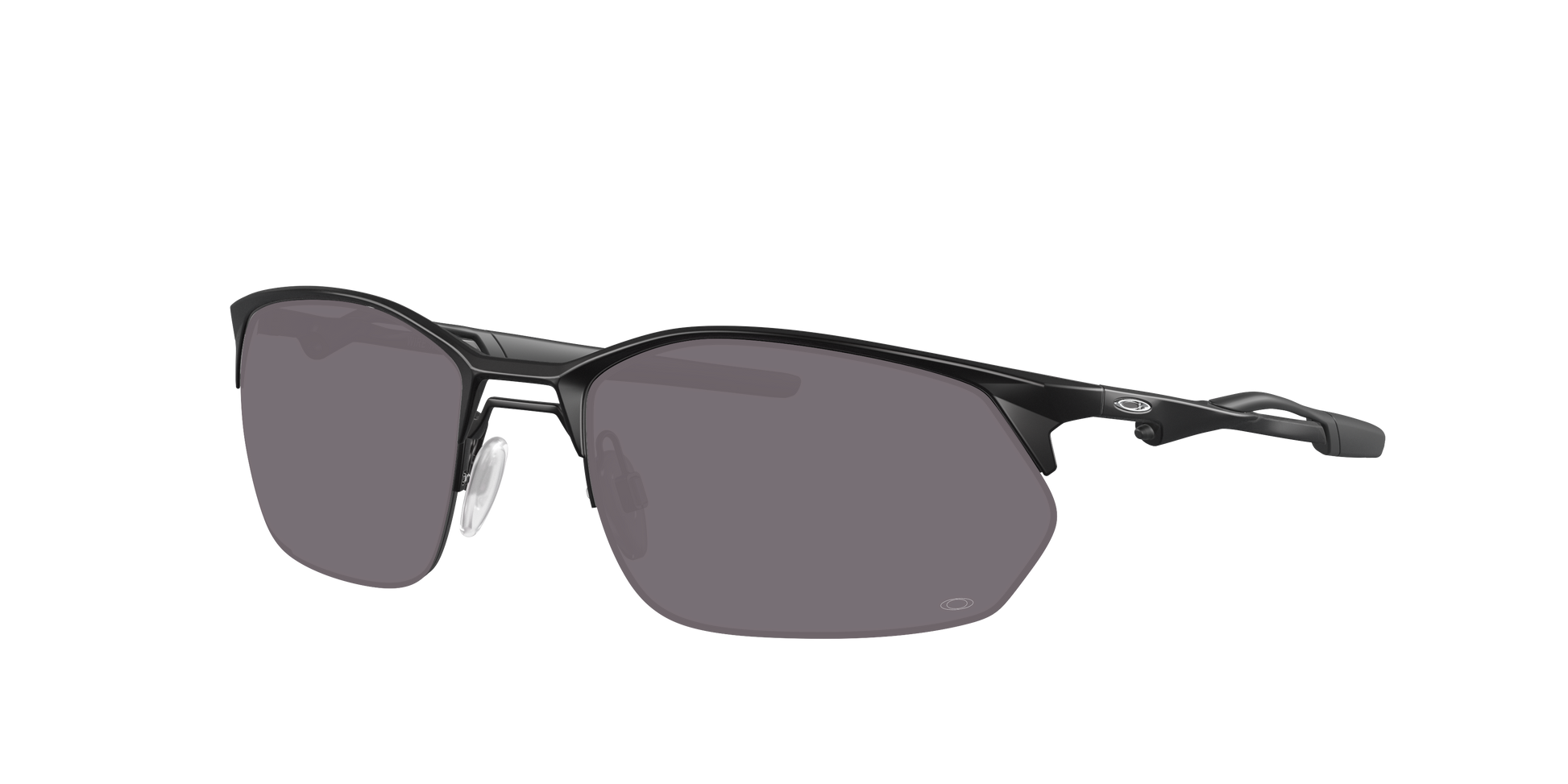 SATIN BLACK, Prizm Grey-Polarized, Oakley