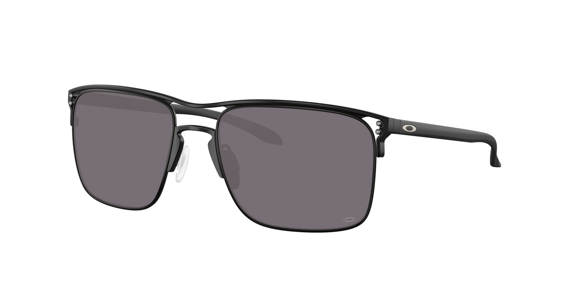 SATIN BLACK, Prizm Grey-Polarized, Oakley