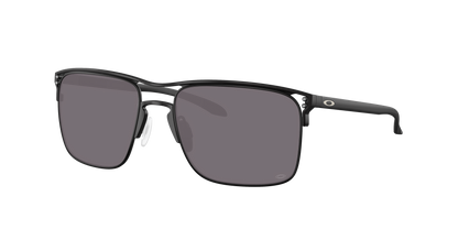 SATIN BLACK, Prizm Grey-Polarized, Oakley